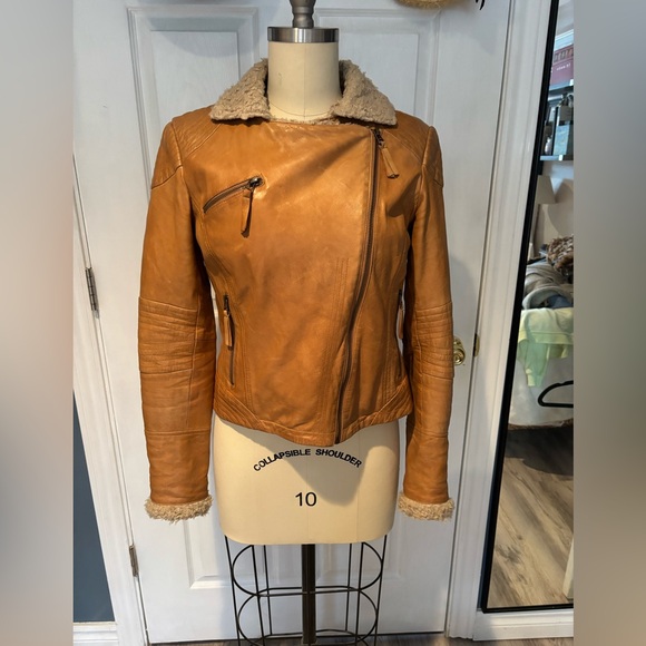 DANIER Leather Jacket Size XS - Picture 2 of 13